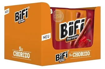 BiFi Chorizo Sticks 110er Pack (110 x 20g) ab 21,14 € inkl. Prime-Versand (ca. 0,19 € pro Stück)