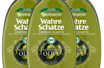 Garnier Wahre Schätze Nährendes Shampoo Mythische Olive 3 x 250 ml ab 5,19 € inkl. Prime Versand (statt 8,55 €)