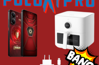 [Limitiert auf 1.000 Stück] Poco X7 Pro Iron Man Edition Red (512 GB) + Air Fryer + 120W Hypercharger für 399€