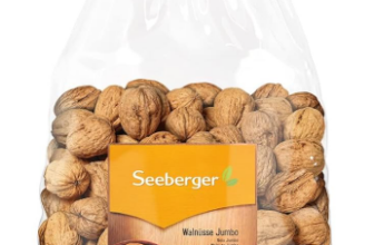 Seeberger Walnüsse Jumbo - roh, vegan (1 x 2,5 kg) ab 13,59 € inkl. Prime Versand (statt 22,78 €)