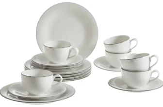 Villeroy & Boch Kaffeeservice Grey Lines 18-teilig