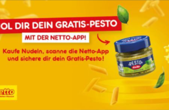 GRATIS Barilla Pesto Genovese Probierglas bei Kauf von 500g Nudeln mit der Netto-App!