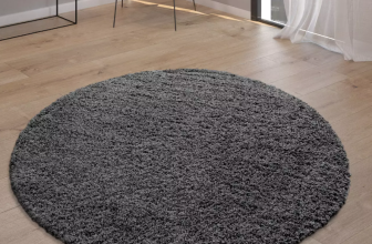 Teppich de 🔥 60% Extra-Rabatt auf ausgewählte Teppiche + kostenloser Versand z.B. Hochflor-Teppich Trip rund für 15,56€