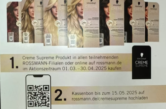 Rossman Schwarzkopf Cashback Aktion