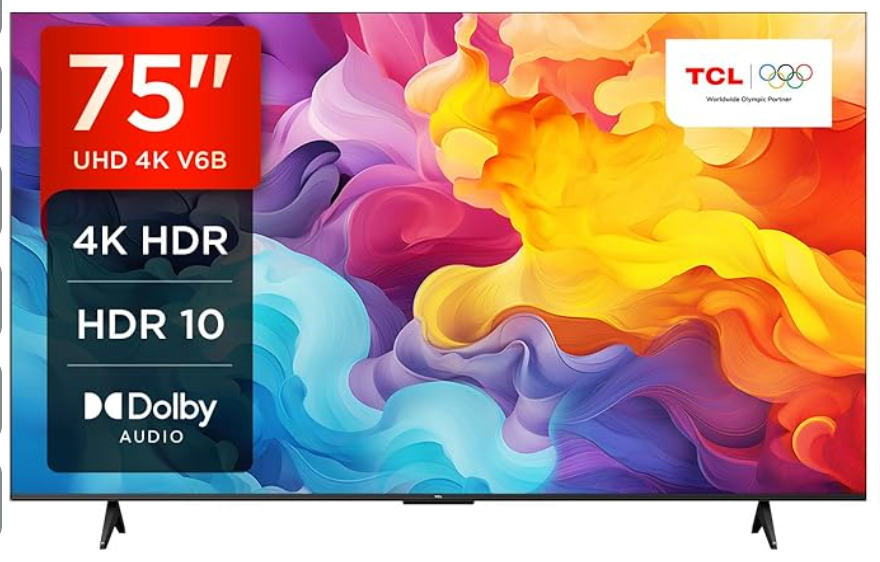 TCL 75V6B – 75 Zoll UHD Android smart TV für 599,00 € inkl. Versand (statt 699,00 €)