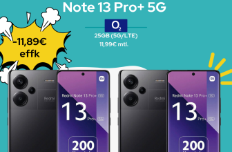2x Redmi Note 13 Pro+ 5G + 25GB / 2 SIM-Karten O2 –11,89 € im Monat