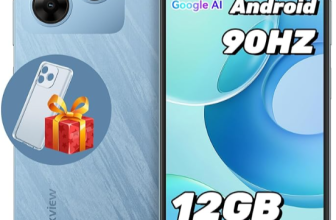 Blackview Wave 8 Smartphone mit Android 14, 12GB RAM, 128GB internem Speicher und 90Hz Display