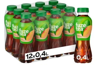 Fuze Tea Schwarzer Tee Pfirsich (12 x 400 ml) für 8,99 € inkl. Prime Versand (statt 13,80 €)