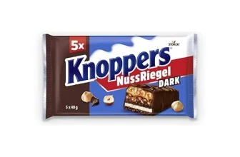 Knoppers NussRiegel Dark 5er Pack - Sonderangebot für 4,99 € inkl. Prime-Versand