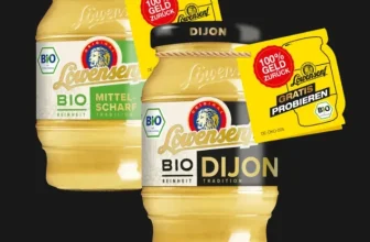 Löwensenf gratis testen 🦁 - Kostenloses Angebot für scharfen Senf