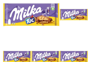 Milka TUC Cracker Alpenmilch-Schokolade Packung - Bild 588114