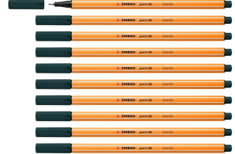 STABILO Fineliner point 88 olivgrün 10er Pack