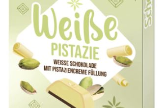 Schogetten Weiße Pistazie - Weiße Schokolade mit Pistaziencreme Füllung