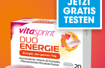 Vitasprint Duo Energie gratis testen – So funktioniert die Cashback-Aktion!