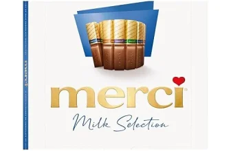 3 Packungen merci Finest Selection Schokolade - helle Vielfalt