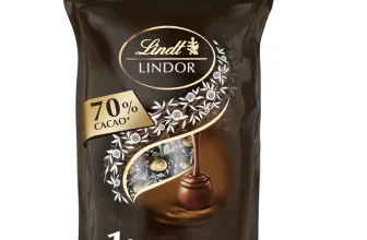 Lindt LINDOR Schokoladen Kugeln extra dunkel - Edelbitter Schokolade in eleganter Verpackung
