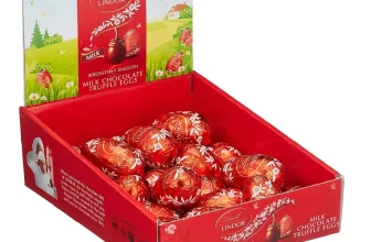 Lindt Schokolade LINDOR Eier Thekendisplay (672 g) ab 14,15 € inkl. Prime-Versand (statt 26,07 €)