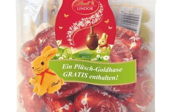 Lindt Schokolade LINDOR-Eier Vollmilch 450 g Paket ca. 25 x LINDOR V für 13,99 € inkl. Prime-Versand (statt 18,99 €)