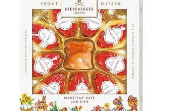 Niederegger Marzipan Eier und Hase 175 g Packung für Ostern