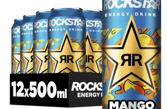 Rockstar Energy Drink Mango 12er Pack (12 x 500ml) ab 9,44 € inkl. Prime-Versand zzgl. Pfand