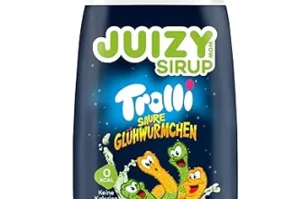 TROLLI Saure Glühwürmchen Süßigkeiten Sirup ohne Zucker (1 x 65ml Limette Orange (Sodastream kompatibel)) für 2,99 € inkl. Prime-Versand (statt 3,99 €)