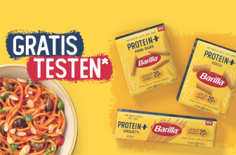 Barilla Protein+ Pasta gratis testen dank Cashback – Jetzt Geld-zurück-Aktion sichern