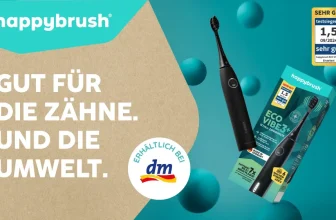 marktguru: 10,00 € Cashback auf happybrush Eco Vibe 3+ Schallzahnbürste (nur über Kauf bei dm)