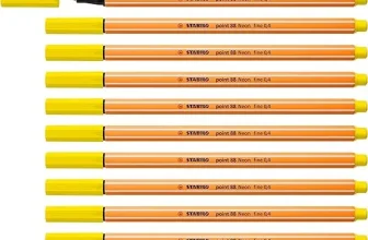 STABILO – Fineliner Neonfarbe leuchtfarbengelb (10er Pack) für 2,27 € inkl. Prime-Versand (statt 8,50 €)