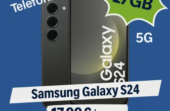 MediaMarkt Tarifwelt: Samsung Galaxy S24 (128 GB) + freenet Telefonica Allnet Flat 17 GB 5G für 17,99 € / Monat + 93,94 € einmalig