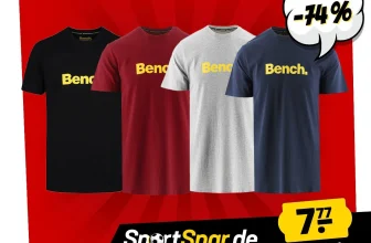 Bench Cornwall Herren T-Shirt Workwear Bnch (4 Farben, Gr. M bis 2XL) für 12,72 € inkl. Versand