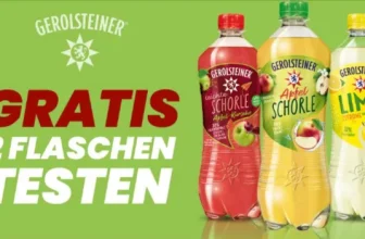 Gerolsteiner Limos & Schorlen gratis testen – Sommeraktion 2025