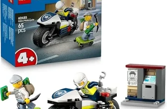 LEGO City Verfolgungsjagd mit dem Polizeimotorrad (60455) für 6,81 € inkl. Prime-Versand