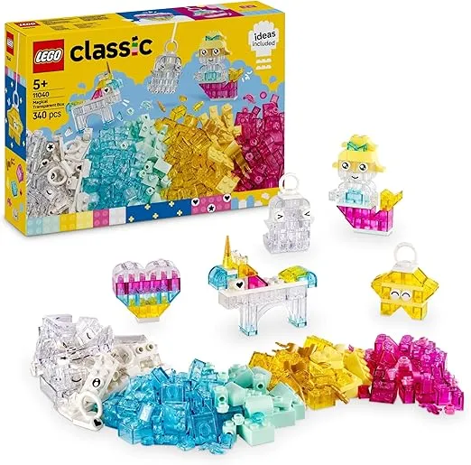 LEGO Classic – Zauberbox mit durchsichtigen Steinen (11040) für 12,99 € inkl. Prime-Versand