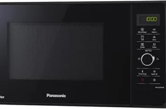 Panasonic NN-GD35HBGTG Mikrowelle mit Grill (1000 W Inverter Dampfgaren energieeffizientes Kombikochen Pizza-Pfanne 23 Liter) schwarz für 184,92 € inkl. Versand (statt 226,00 €)