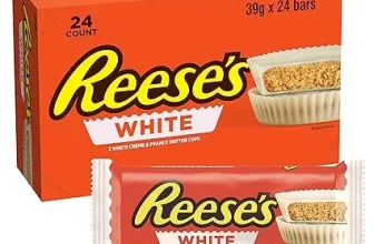 Reeses Peanut Butter Cup Erdnussbutter-Cups weiße Schokolade: 24 Stück 12,71 € inkl. Prime-Versand