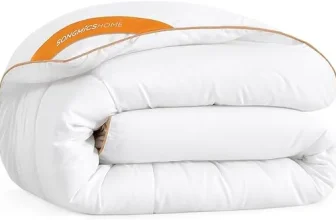 SONGMICS HOME Bettdecke 200 x 135 cm (Steppbettdecke mit 8 Schlaufen 300 GSM) für 12,50 € inkl. Prime-Versand (statt 24,99 €)