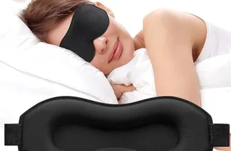 Umisleep Schlafmaske für Seitenschläfer 3D-Augenhöhlen und verstellbares Gummiban Schwarz für 5,57 € inkl. Prime-Versand (statt 13,99 €)