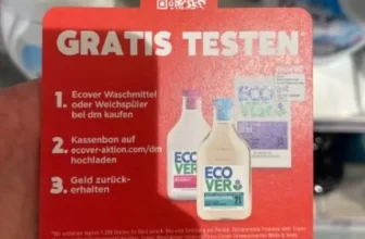 Ecover Waschmittel & Weichspüler mit 100% Cashback bei dm testen – ab 25. Juni 2025!