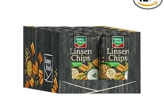 Funny-Frisch Linsen Chips Sour Cream 12er Pack (12 x 90 g) (12x90g) für 19,20 € inkl. Prime-Versand (statt 23,88 €)