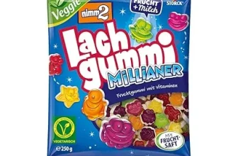 nimm2 Lachgummi Millianer – 1 x 250g – Vegetarisches Fruchtgummi mit Fruchtsaft Vitaminen und Milch (1x250g) für 1,29 € inkl. Prime-Versand (statt 1,49 €)