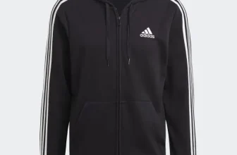 Adidas Essentials French Terry 3-Streifen Kapuzenjacke GK9032 (Gr. XS bis 2XL) für 26,00 € inkl. Versand (statt 40,00 €)