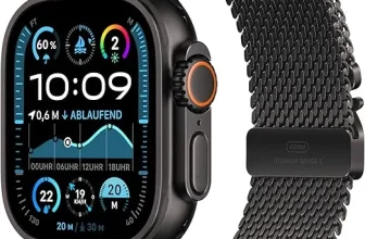Apple Watch Ultra 2 (GPS + Cellular 49 mm) Smartwatch Sportuhr mit Titangehäuse in Schwarz und Milanaise Armband für 839,00 € inkl. Versand (statt 934,00 €)