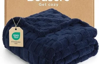 BEDSURE Kuscheldecke Marine Blau (Marine Blau 130 x 170 cm) für 7,64 € inkl. Prime-Versand (statt 15,00 €)