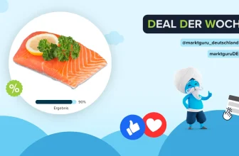 marktguru: 0,60 € Cashback auf Lachsfilet (effektiv 1,39 € für 100g bei REWE)