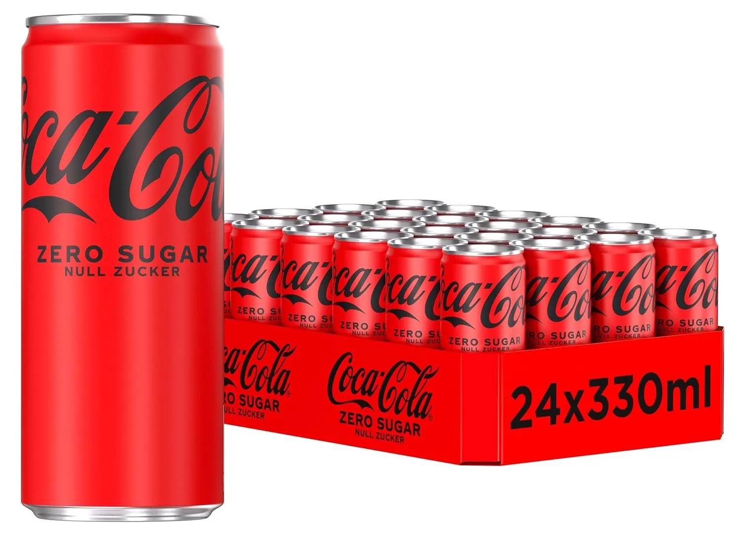 Coca-Cola Zero Sugar 24er Pack (24 x 330 ml) ab 14,02 € inkl. Prime-Versand zzgl. Pfand