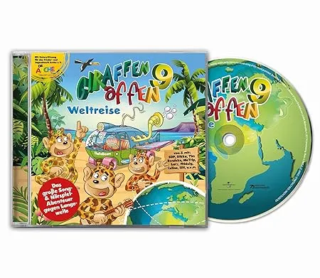 Giraffenaffen 9 – Weltreise (das große Song- & Hörspiel-Abenteuer gegen Langeweile) für 2,84 € inkl. Prime-Versand (statt 16,99 €)