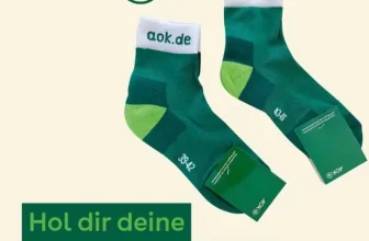 Schnäppchen, Deals und Rabattcodes des Tages - Gratis AOK Laufsocken