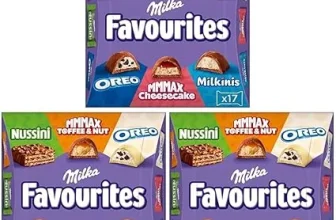 Milka Favourites 3 x 158g I Schoko Pralinen Mix I Einzeln verpackte Pralinen I 6 verschiedene Sorten I Schokoladen-Geschenk (Packung mit 3) (1x158g) für 6,69 € inkl. Prime-Versand (statt 14,97 €)