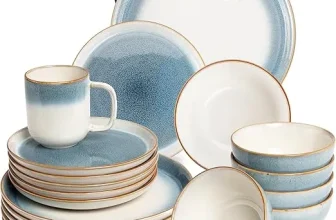 Moritz & Moritz TARENTO (24-tlg. Geschirrset 6 Personen Blau) für 49,99 € inkl. Versand (statt 69,99 €)