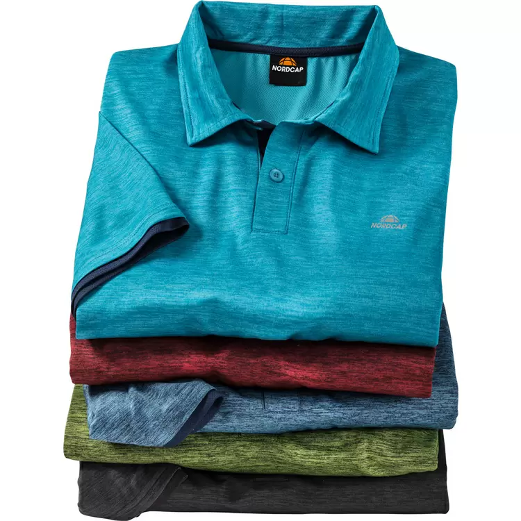 Nordcap Funktions-Poloshirts 5er Pack (Gr. M bis XXXL) für 51,74 € inkl. Versand